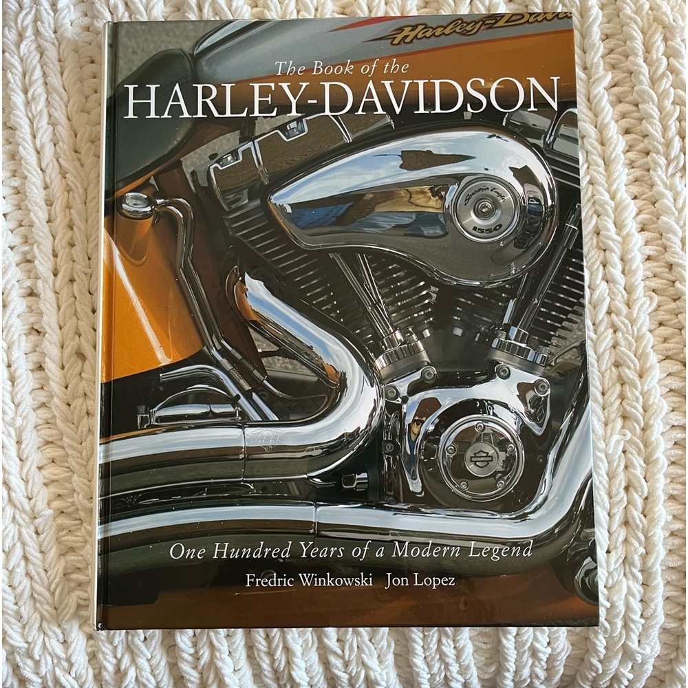 Harley Davidson Hard Cover Book